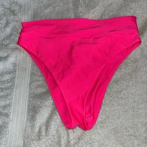 Aerie High Rise Cheeky Bikini Bottoms